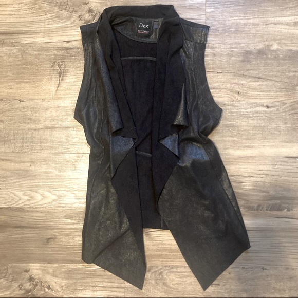 Dex Faux Leather Vest - Picture 2 of 6